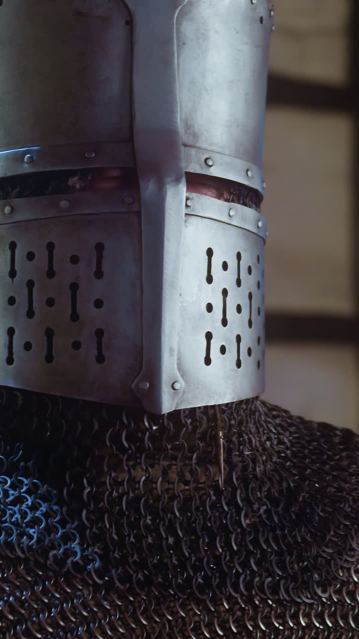 기사는 컵에서 알레를 마시며 술집을 떠난다. 명예로운 어두운 시대의 전사는 농민 술집에서 와인을 즐기기 위해  을 사용한다.