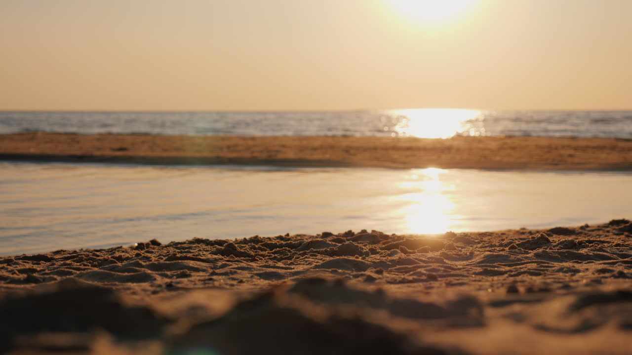 un hombre tira una botella de plástico en la playa contaminación plástica