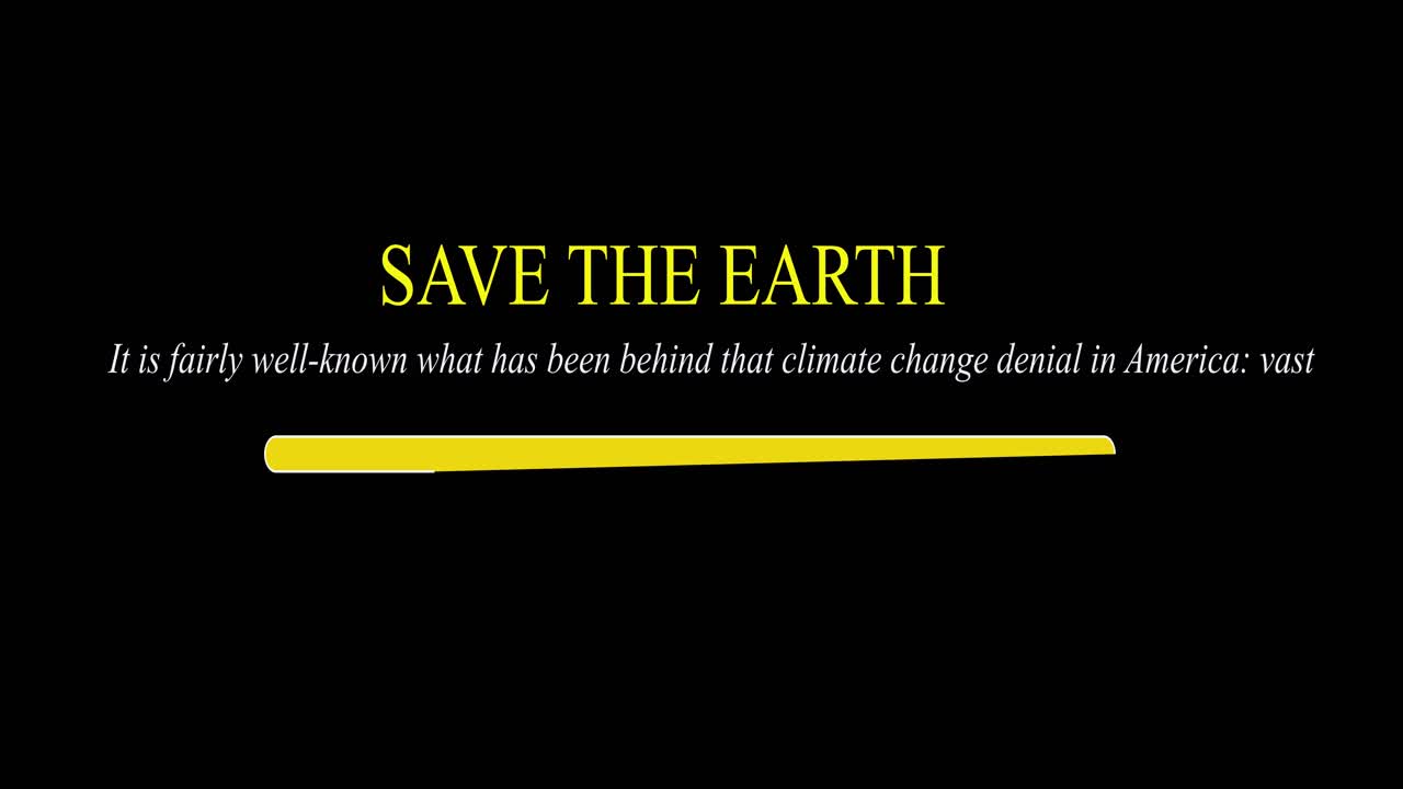 campaña para salvar la tierra y el cambio climático