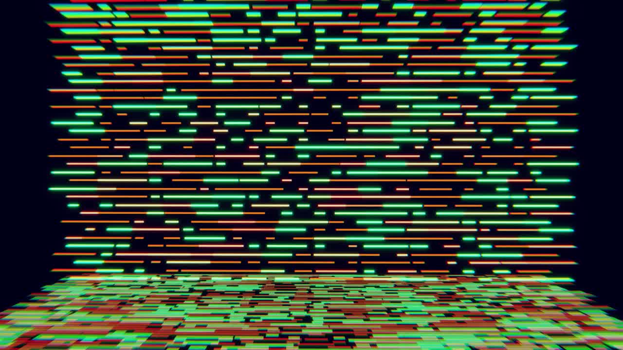 Abstract Digital Data Flowing Lines Background