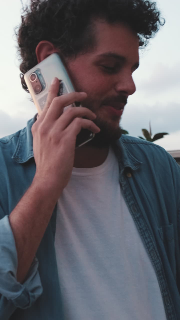 Man on Phone Call
