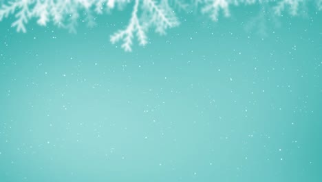 Snow-falling-on-grey-background