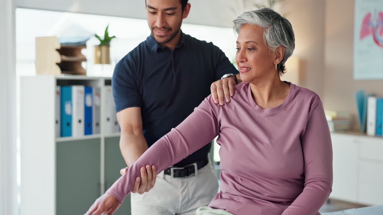 Physical Therapy Session for Shoulder Pain