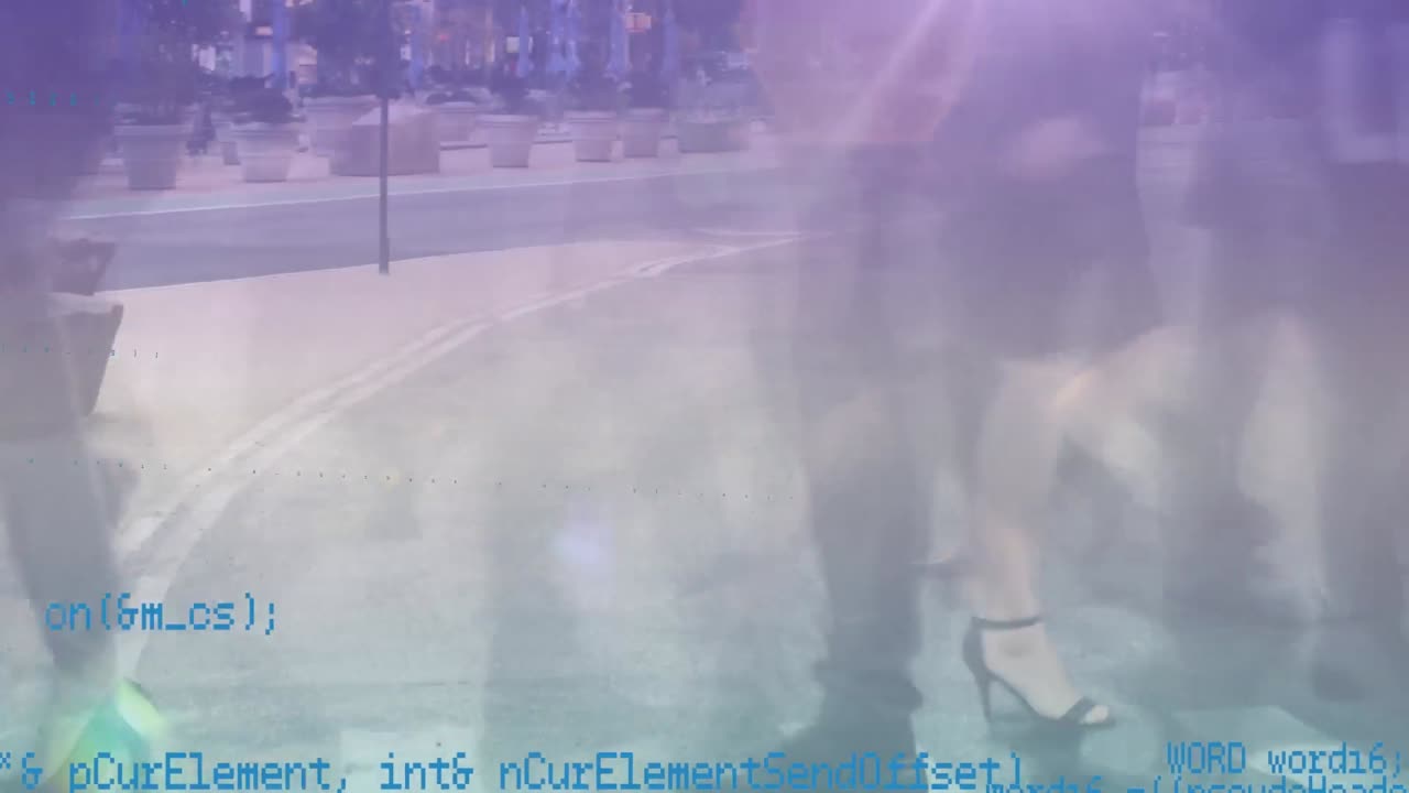 비즈니스 사람들이  ⁇ 고 있는 데이터 처리의 애니메이션