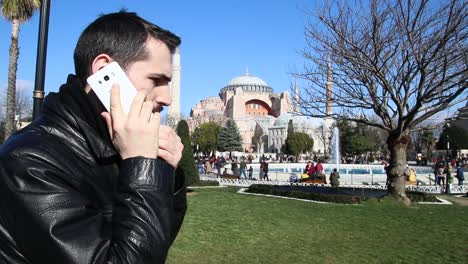 Sprechendes-Telefon-Hagia-Sophia-Moschee