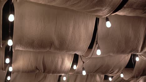 light bulbs on the ceiling