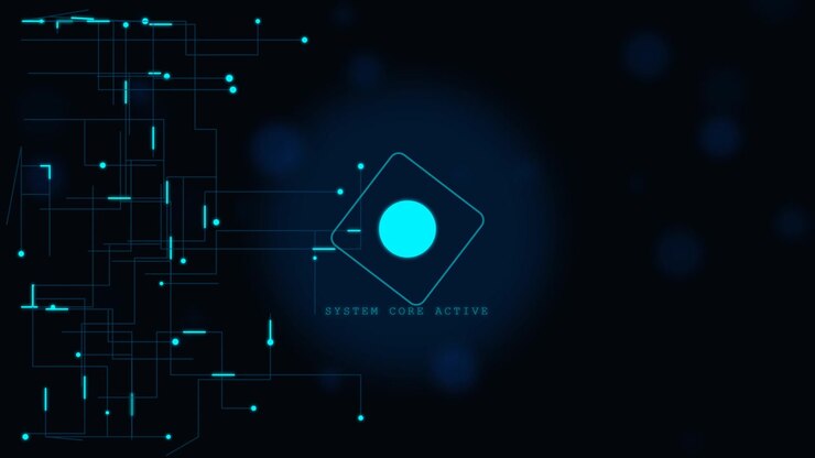 Digital System Core Active Interface Animation