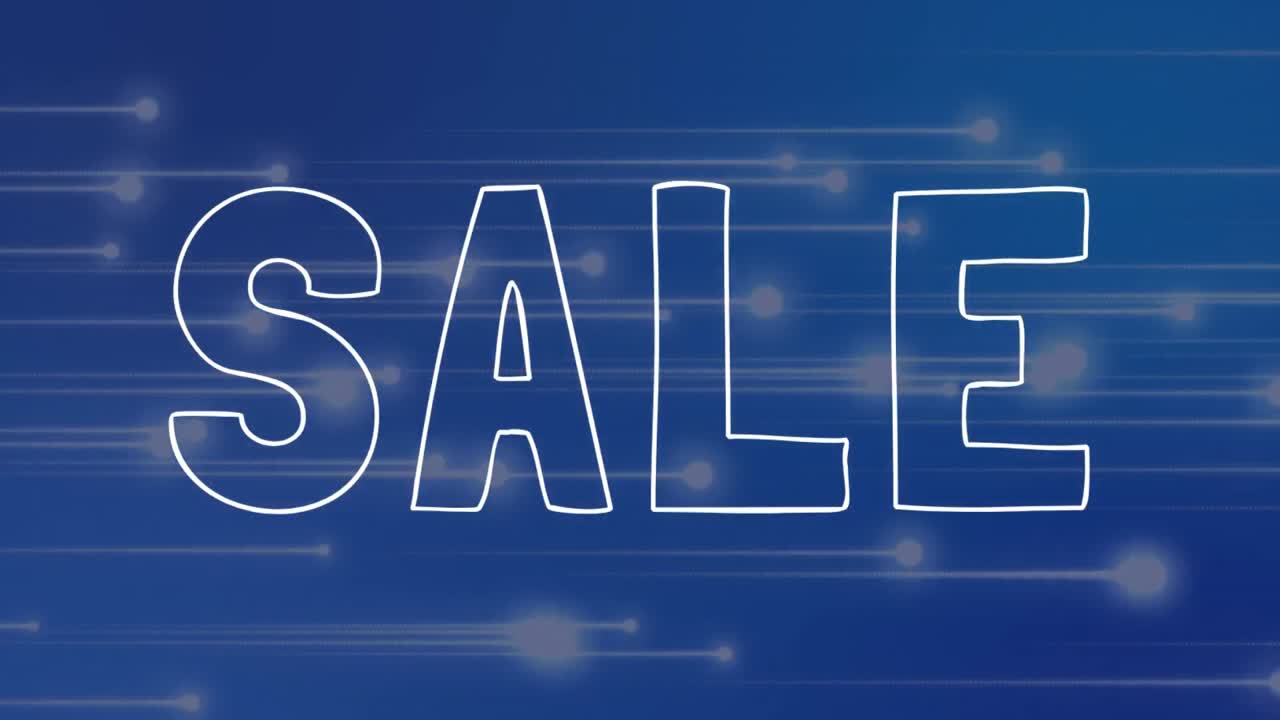 떨어지는 별을 배경으로 판매 텍스트