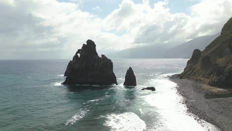 stunning footage from ribeira da janela - portugal 4k cinematic drone