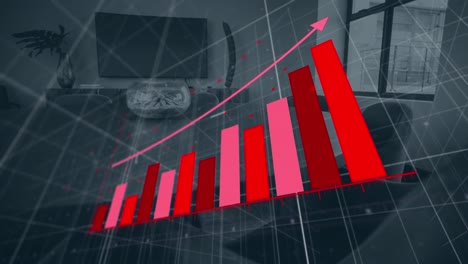 Animation-Von-Statistiken-Und-Datenverarbeitung-über-Büro