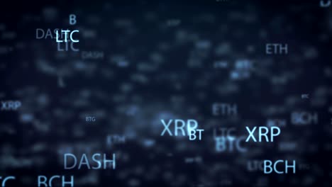 fondo de movimiento de dinero digital en bucle