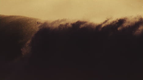dark and dramatic ocean wave