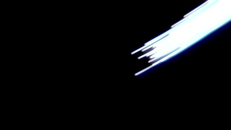 fast energy flying wave line with flash lights.