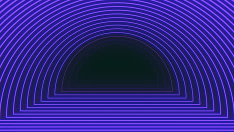 futuristic neon tunnel blue and purple stripes for sci-fi background