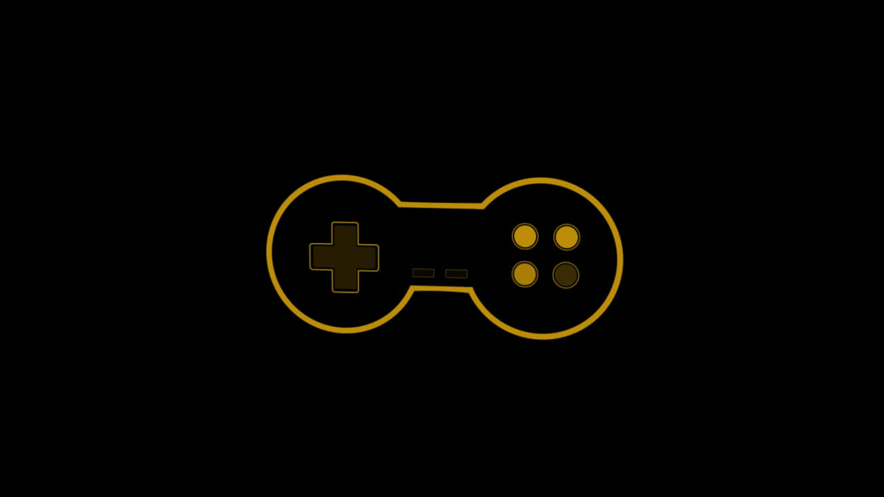 animazione del logo giallo del videogioco