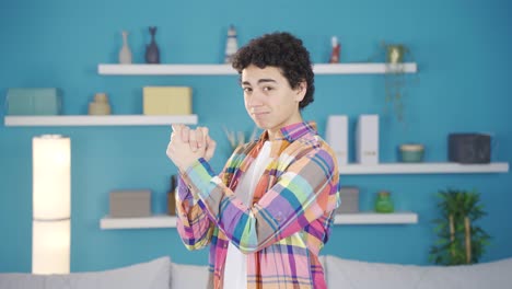 retrato de un joven confiable y exitoso.