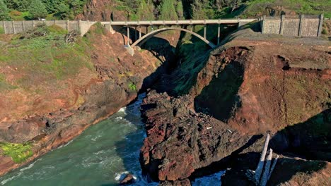 located in the cape perpetua scenic area, just three miles south of yachats oregon, thor's well is a bowl-shaped hole carved out of the rough basalt shoreline