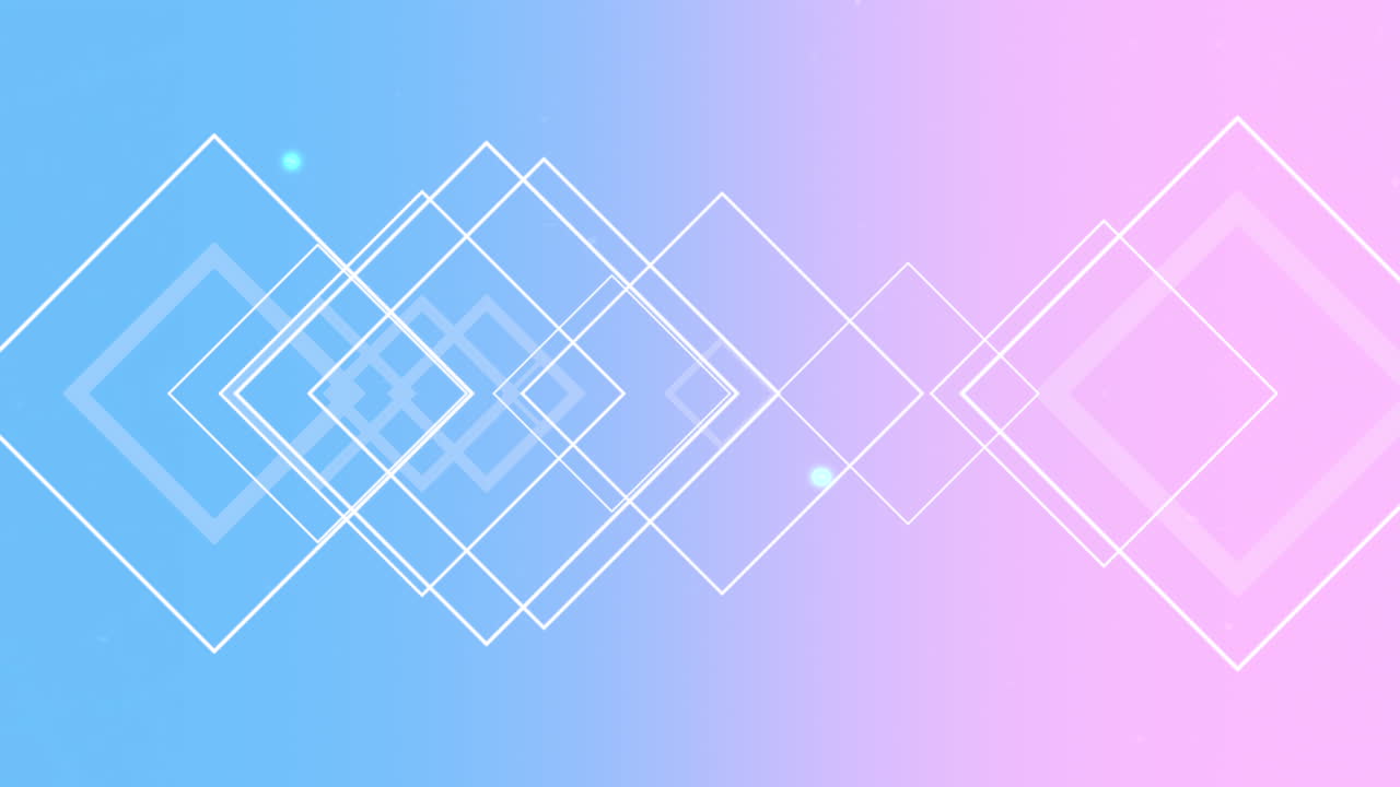 추상적인 네온 사각형 패턴 패션 그라디엔트