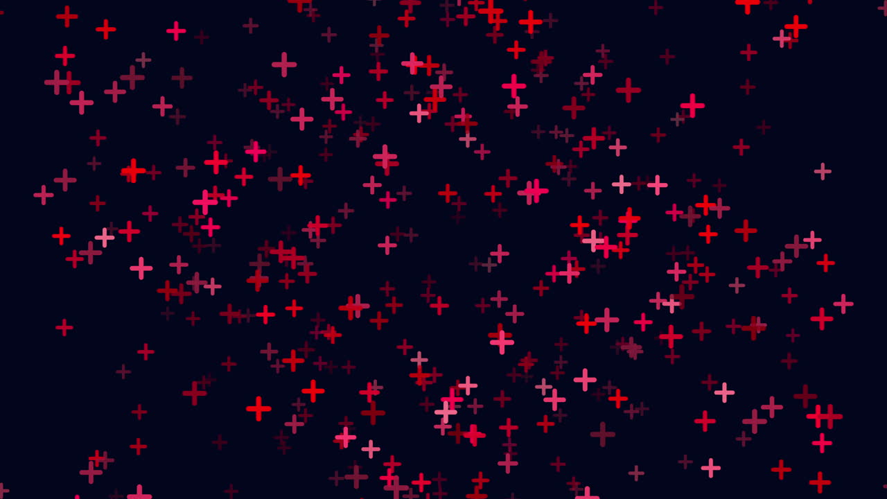 무작위적으로 날아다니는 무지개 콘페티와 함께 밤하늘