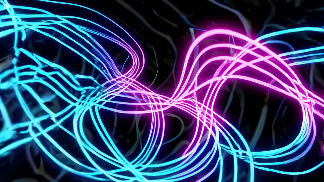 Abstract Neon Lines