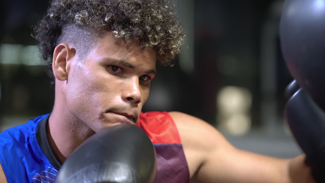 남자 권투 훈련