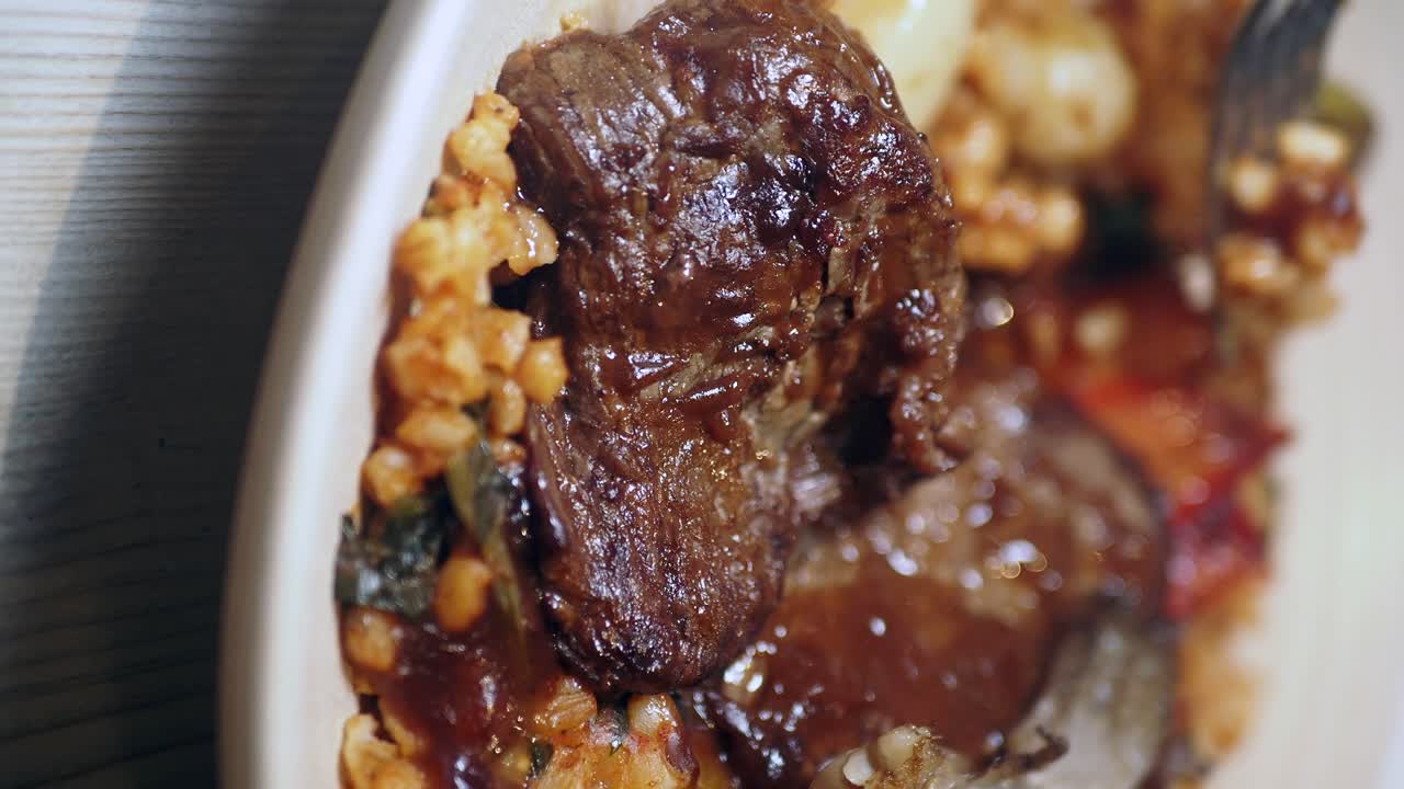 Close-up of a meat dish