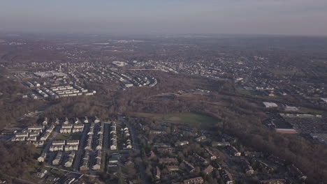 drone timelapse of small pennsylvania town