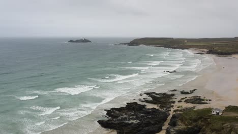 Panorama-De-La-Playa-De-Gwithian-Y-St