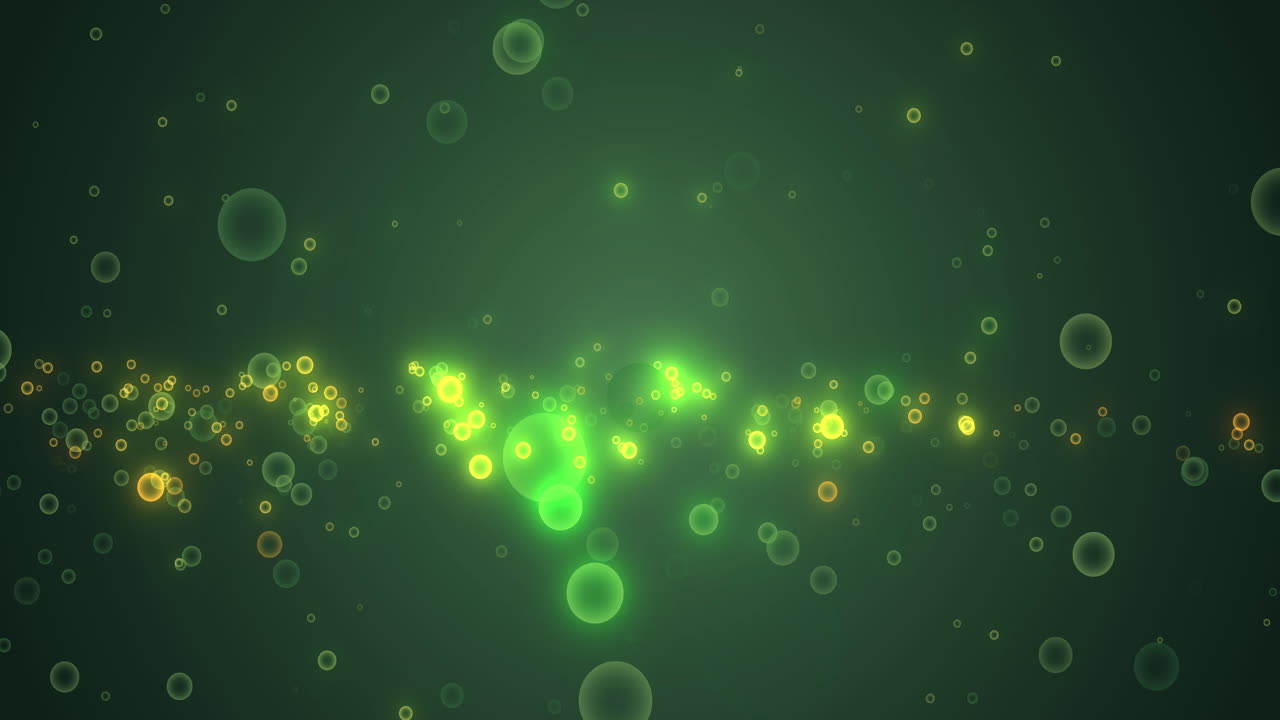 Glowing Bubbles Background