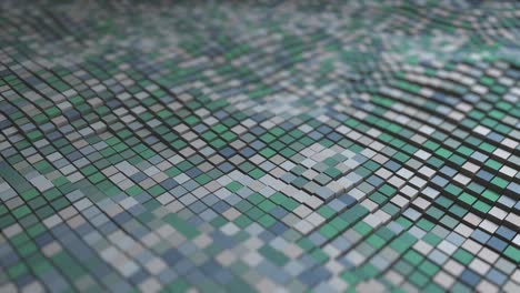 estructura abstracta con cubos