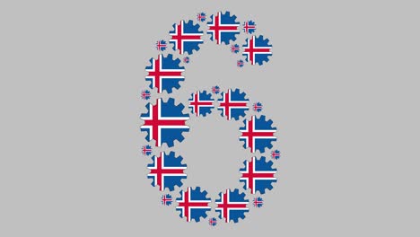 número seis de islandia