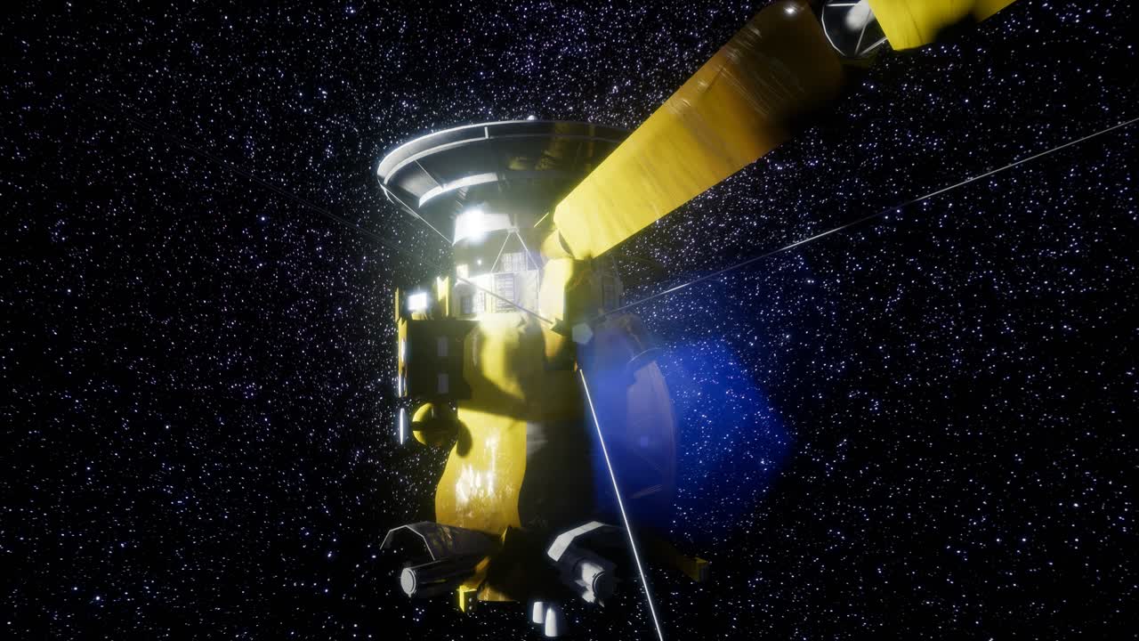 Satellite Cassini is approaching Saturn