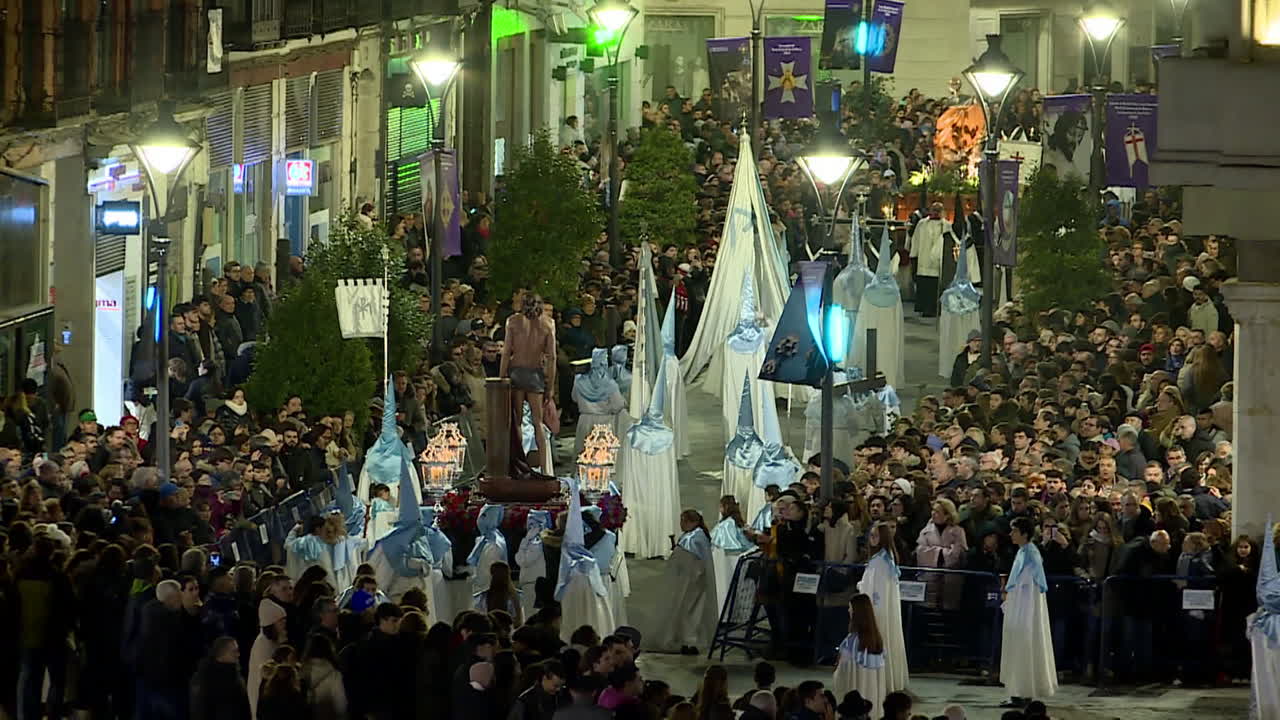 Nighttime Religious Procession