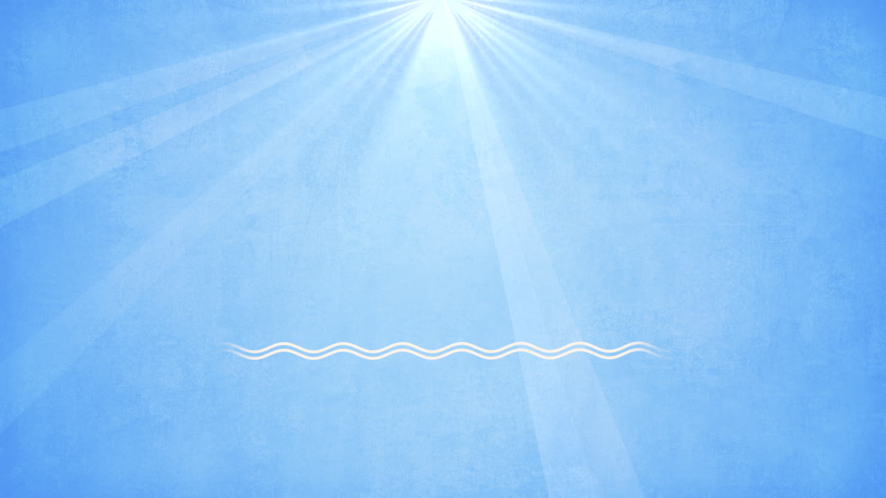 바다 앵커와 태양 광선