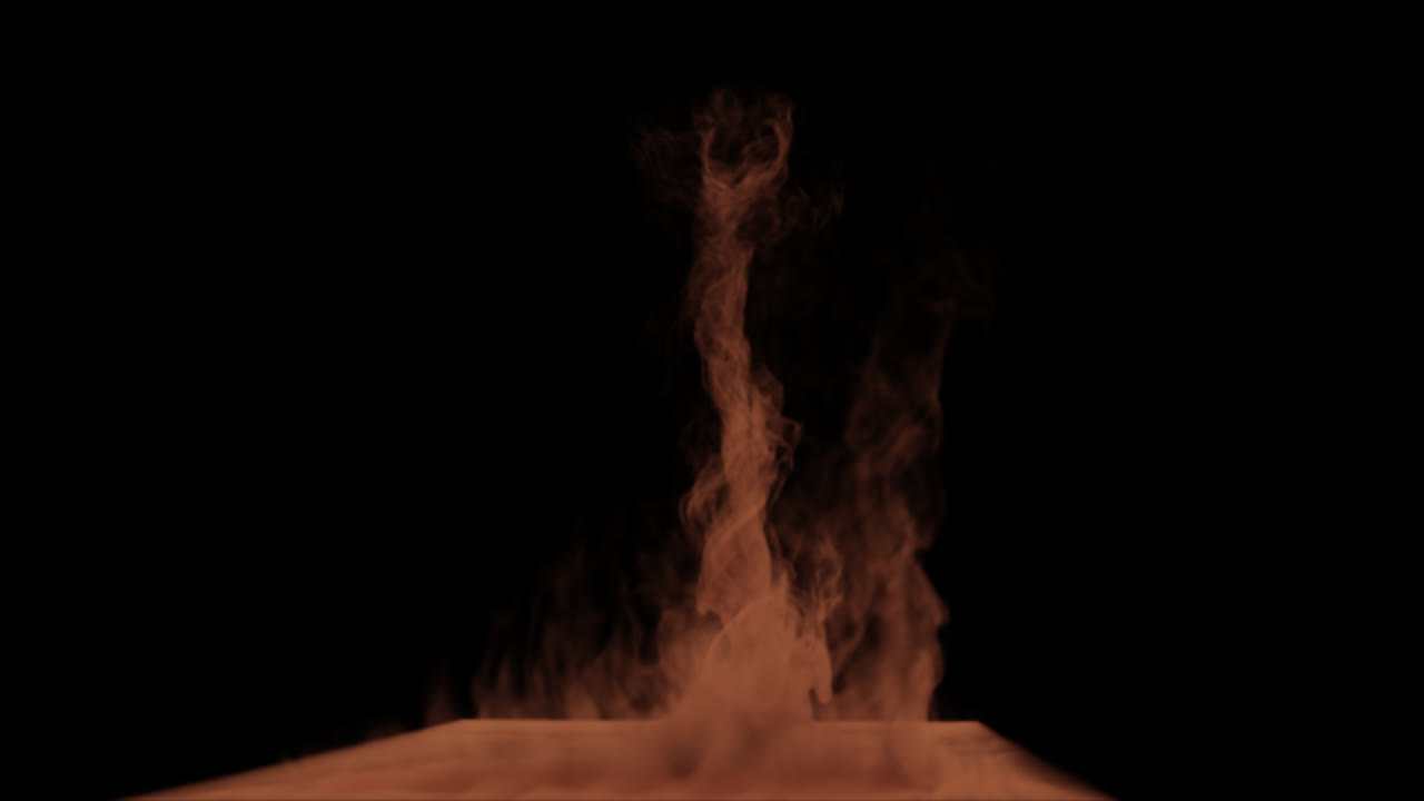 갈색 연기 시레이션