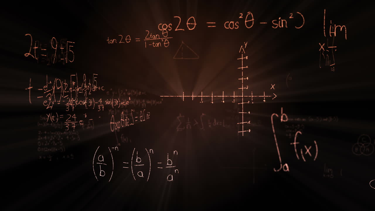 fórmulas matemáticas en la pizarra