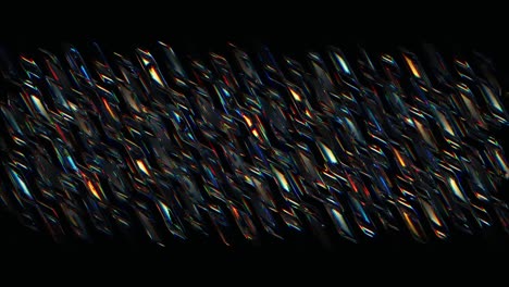 Abstract Geometric Pattern with Iridescent Colors