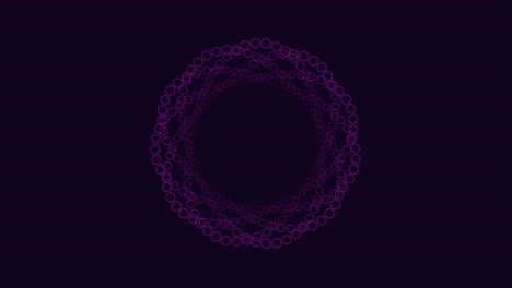 mesmerizing spiral of spinning circles forms intricate pattern