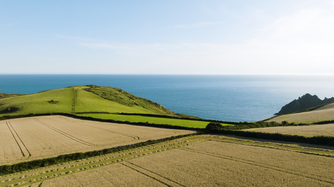 Coastal Farmland Harvest