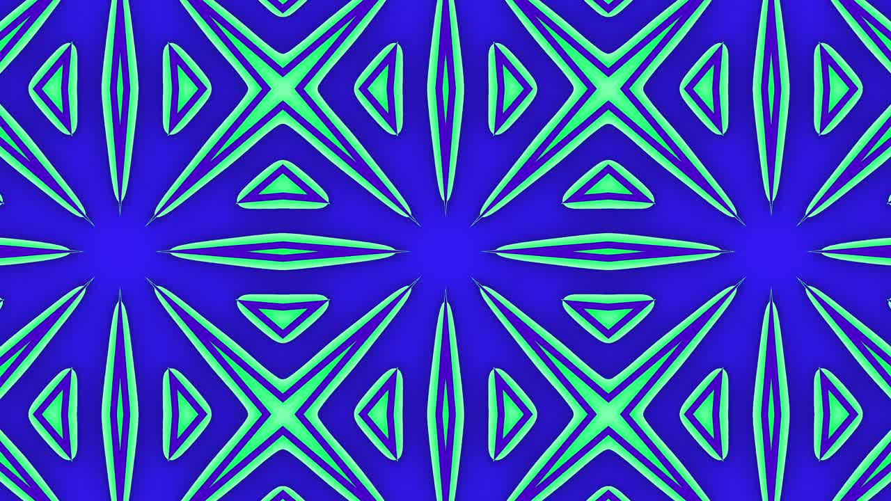 patrón geométrico animación psicodélica
