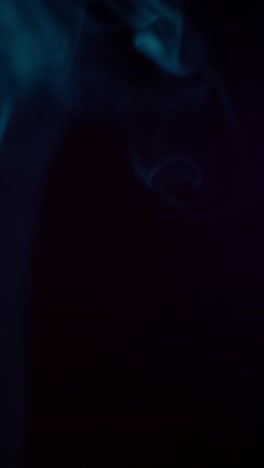 realistic atmospheric smoke on black background