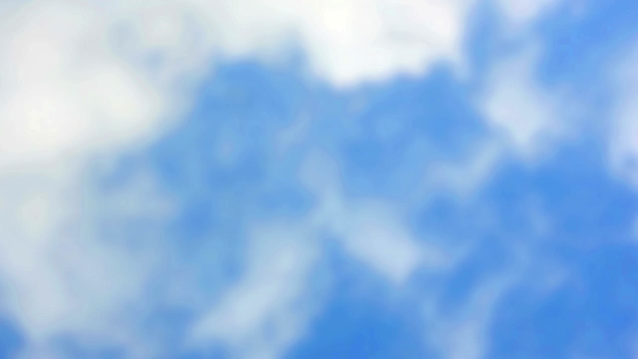 loop of white clouds over blue sky, nature background