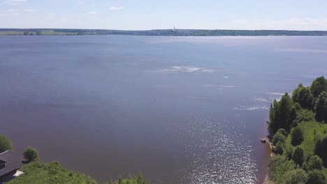 river and lakeside landscape