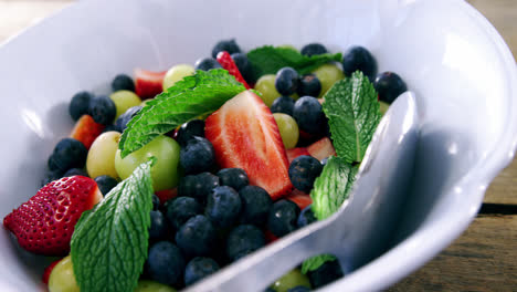 Various-fruits-and-herbs-in-bowl