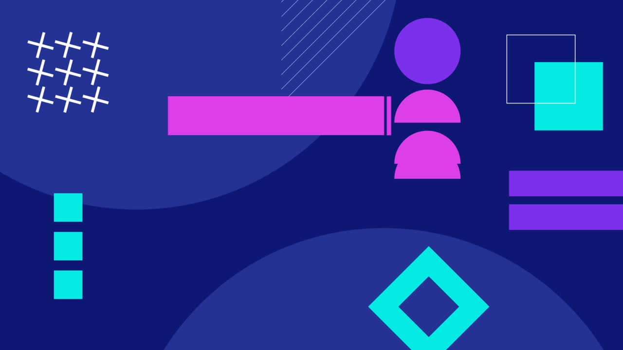 движущаяся графика шаблона геометрического абстрактного дизайна