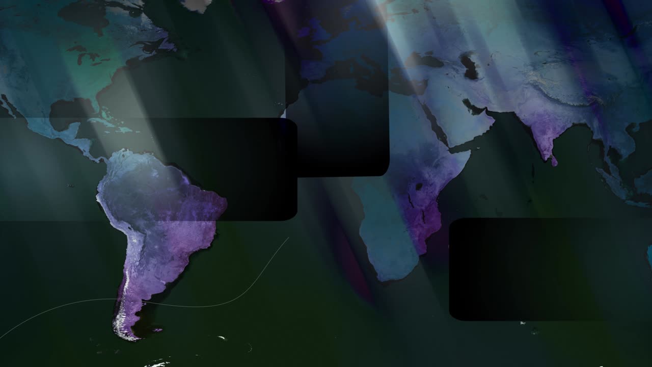 디지털 세계 뉴스 다채로운 라인 배경