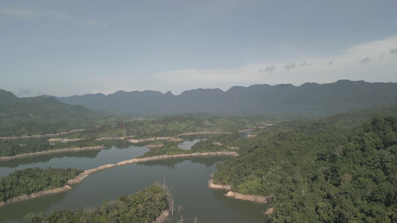 Bengoh Dam,Sarawak-Kalimantan borders,with a scenic boat ride to Bengoh Dam by Susung Waterfall and other cascading wonders, drawing local resemblance to the junglesof "Jurassic World."