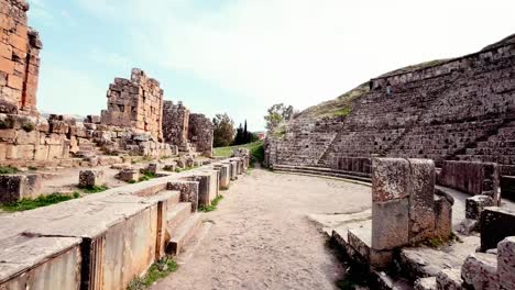 Vea-Las-Impresionantes-Proezas-De-Ingeniería-De-Los-Edificios-Públicos-Del-Sitio-Romano-De-Djemila,-Como-El-Foro-Y-Los-Baños-Públicos,-En-Impresionantes-Imágenes-De-Alta-Definición