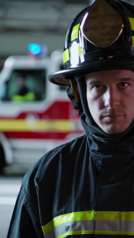 firefighter portrait