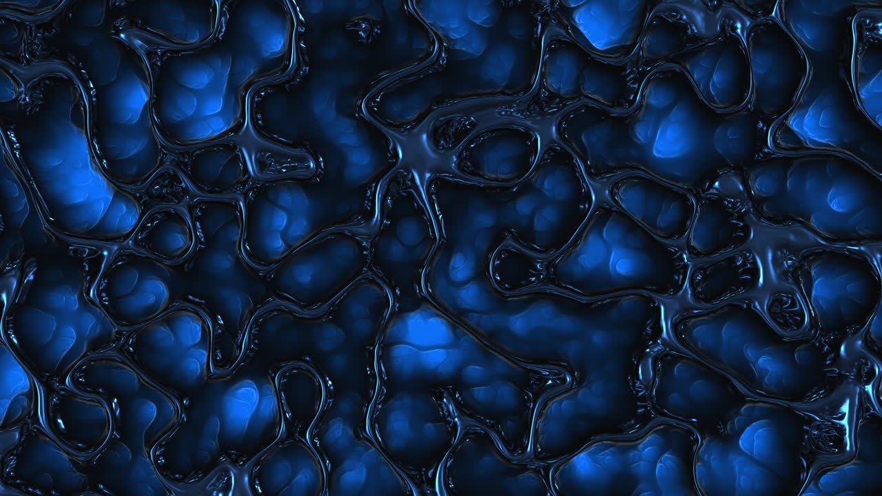 Uno sfondo blu scuro con affascinanti gocce d'acqua, ideale per progetti di design grafico e web, che offre un tocco artistico e sereno